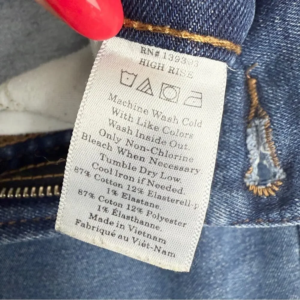 FLASH SALE! 🥳 Everlane High-Rise Skinny Jeans 29 Tall Stretch Blue Denim EUC